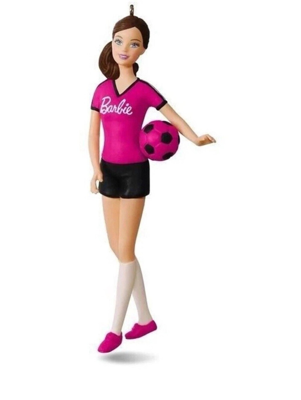 Hallmark Keepsake Barbie Soccer Player 2016 Barbie Exclusive Christmas Ornament